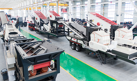 Колесная мобильная дробилка