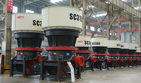 Одноцилиндровая гидравлическая конусная дробилка