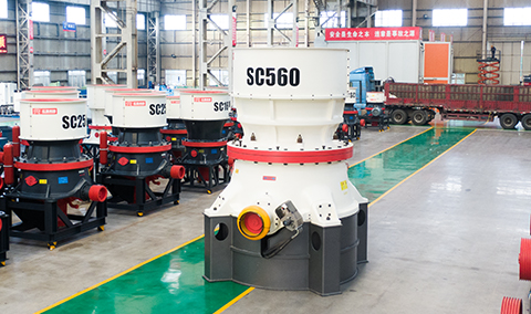 Одноцилиндровая гидравлическая конусная дробилка